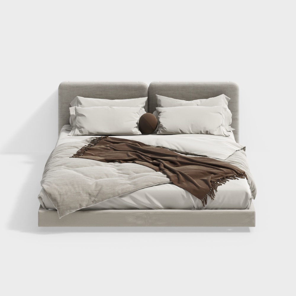 와비사비 더블 침대