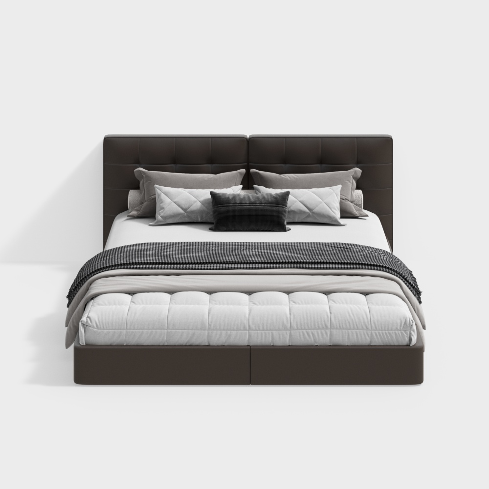 Modern Minimalist Double Bed