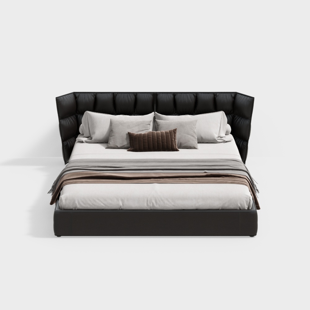 Doppelbett im modernen italienischen Stil