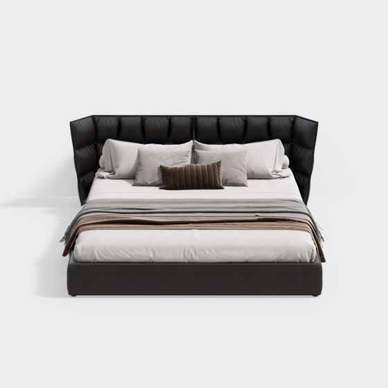 Doppelbett im modernen italienischen Stil