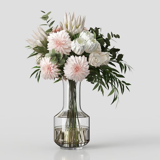 แจกันสไตล์ดอกไม้ทันสมัย