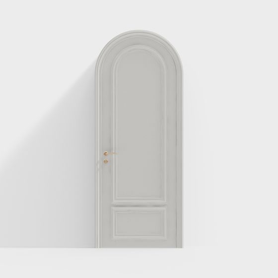 Cửa đơn phong cách kem Pháp