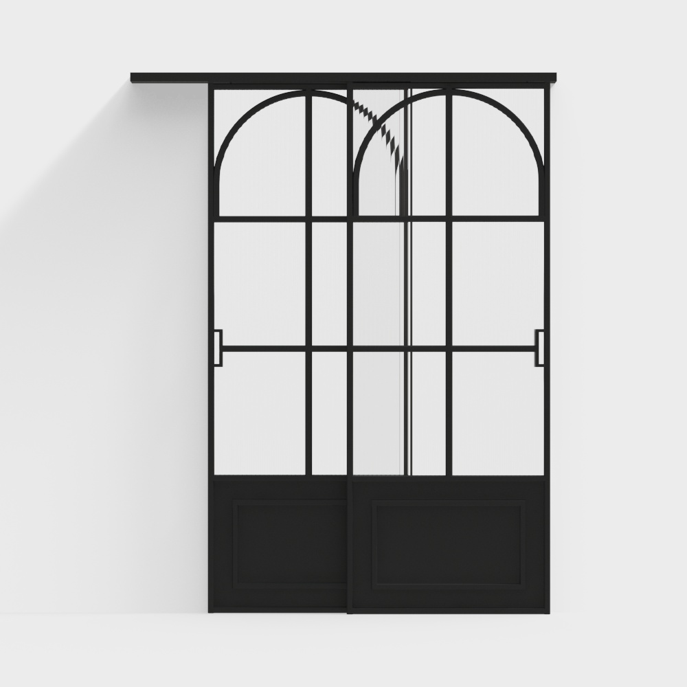 Vintage Französische Schiebetür