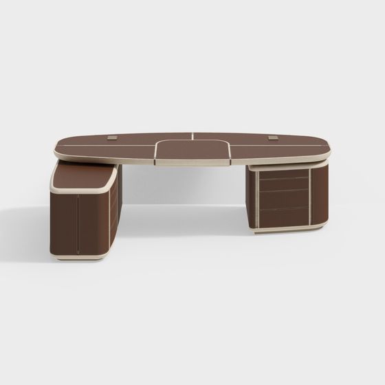 The Curve Desk 3D model