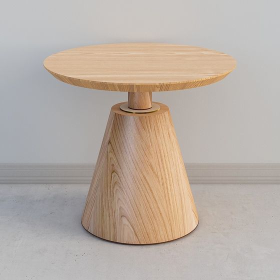 Tapered Wooden Table 3D model