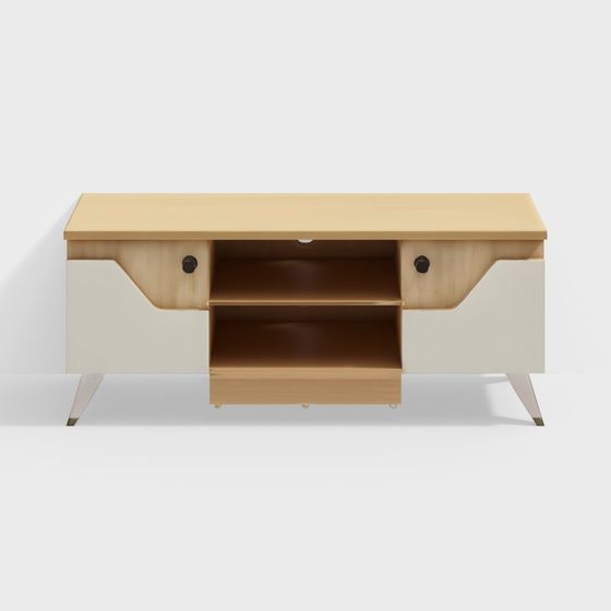 Modern Minimalist TV Cabinet 3D model