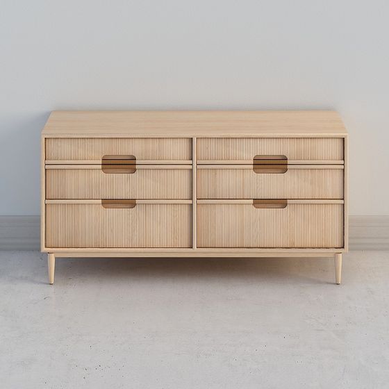 Mid-Century Modern Dresser 3D model