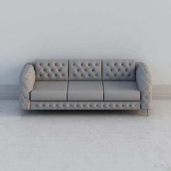 Urban Sofa 3D model - Modern Minimalism Meets Classic Craftsmanship