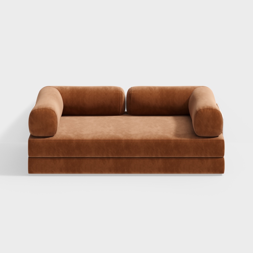 Retro Modernes Sofa-Bett (Anpassbar)
