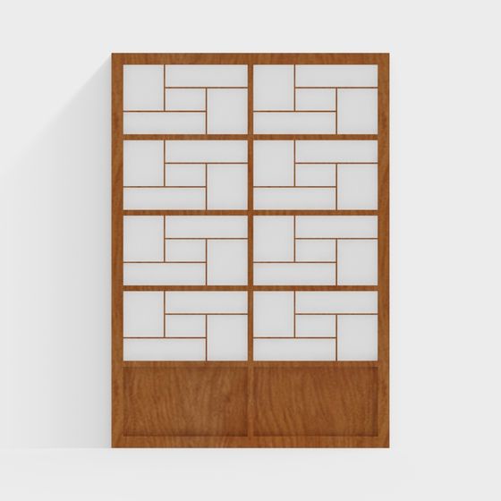 Geometric Light and Shadow Screen 3D model