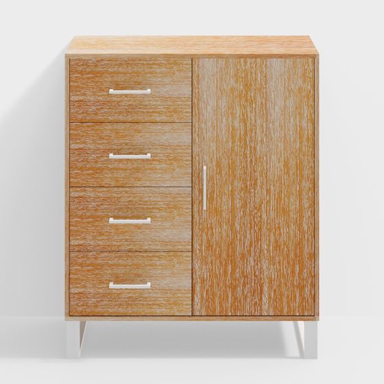 Stylish City Light Cabinet 3D model for Creative Projects