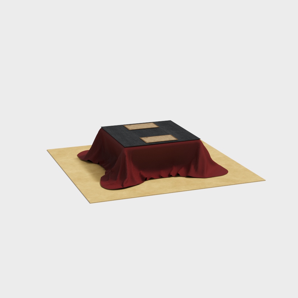 Japanese Kotatsu with Blanket