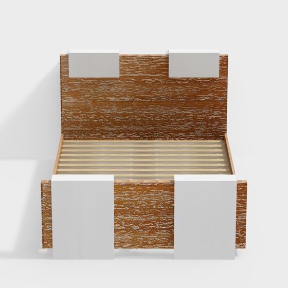 Wooden Platform 3D model - Unique Low-Poly Design