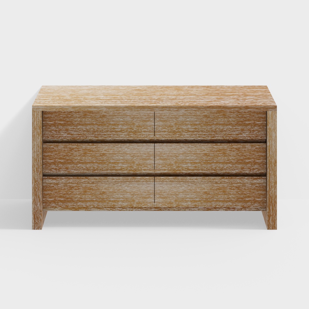 Ilena Water Case 6 Drawer Dresser