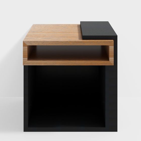 Приставной стол Илена Орка 390мм (Черный) - Новая текстура