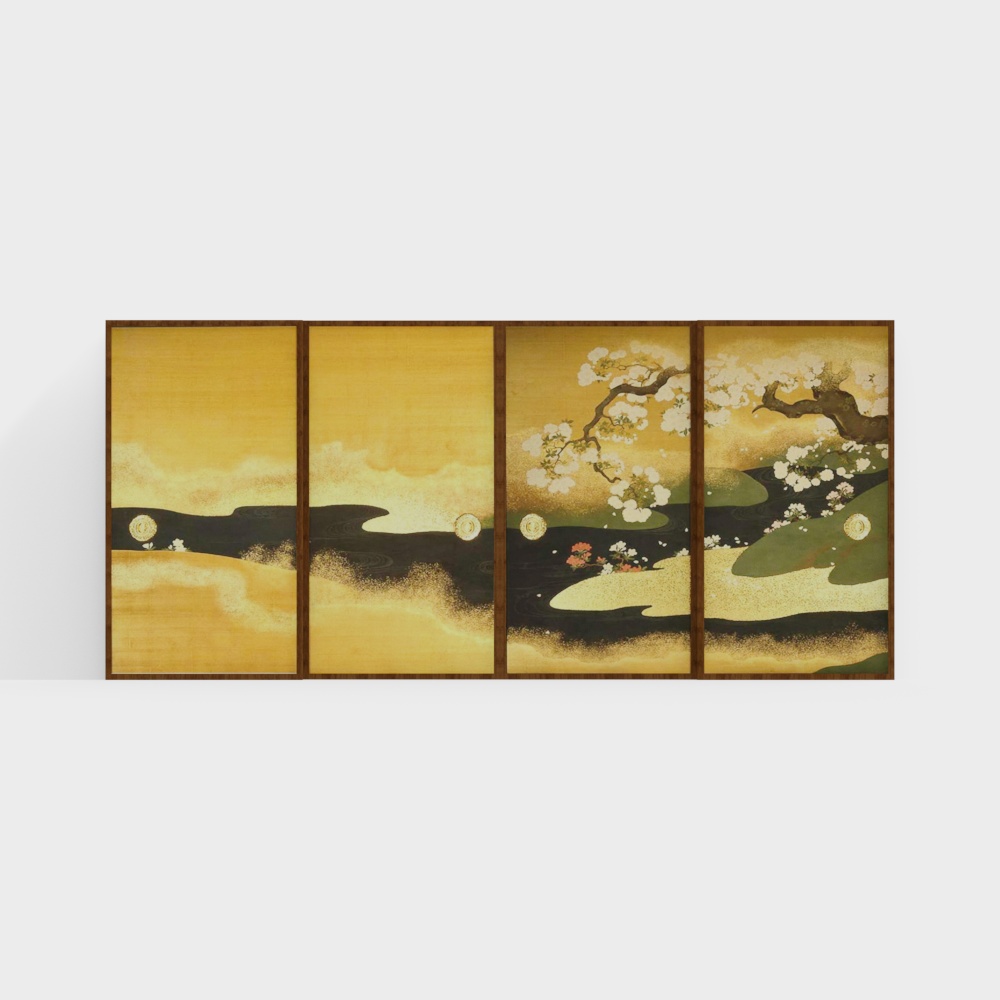 Kuroshoin Fusuma 4 Paneele (DC)