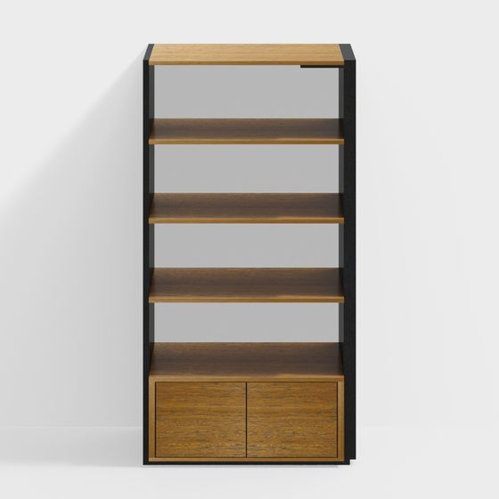 Urban Elegance Bookshelf 3D model