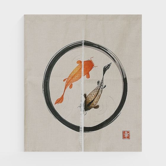 Harmonious Dance 3D model of Golden Fish