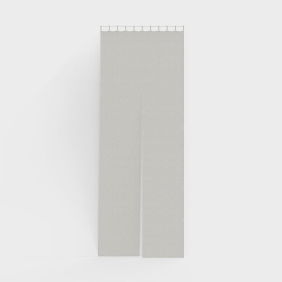 Minimalist Double Door 3D model