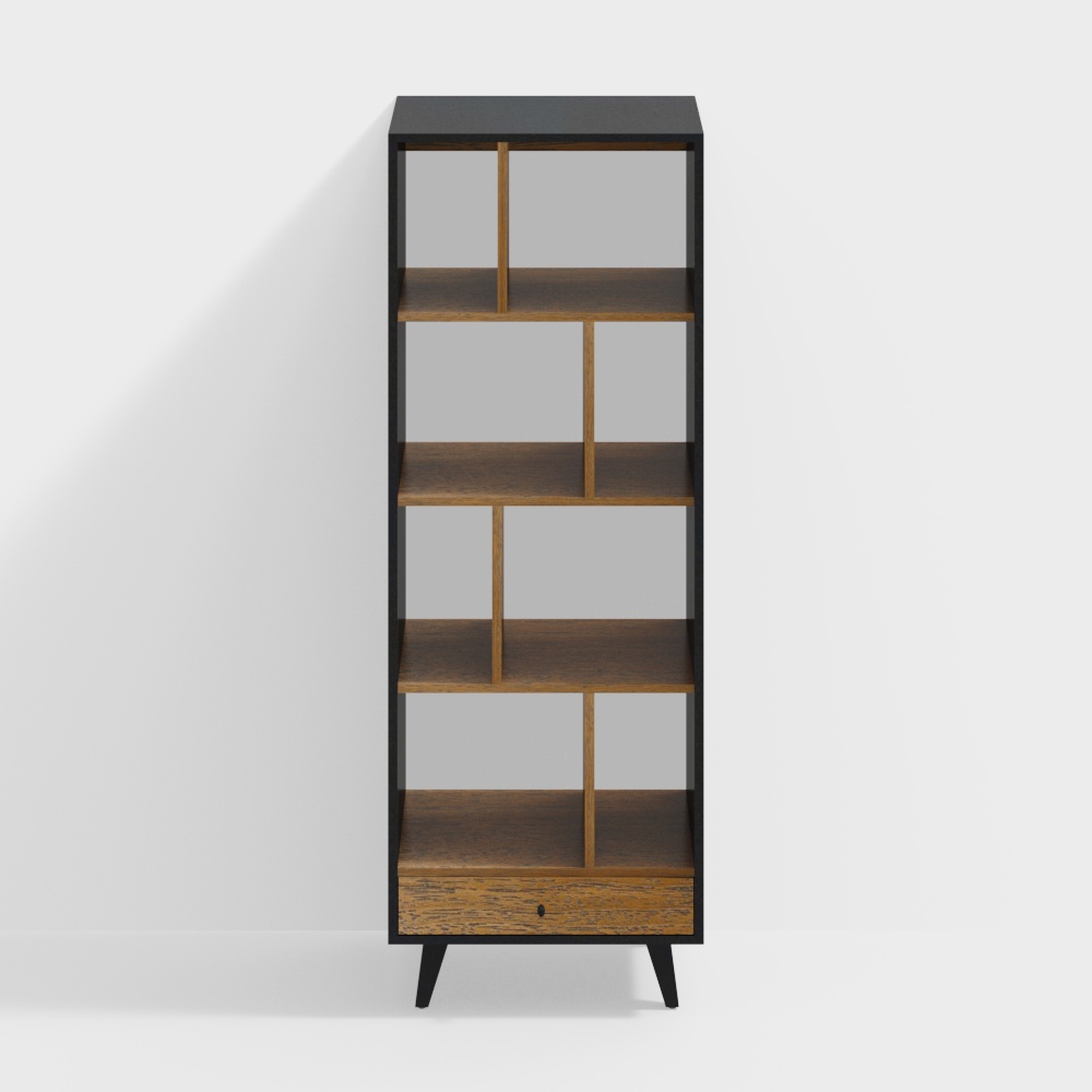 ชั้นวางหนังสือ Ilena Cabana 680 มม. (ดำ)