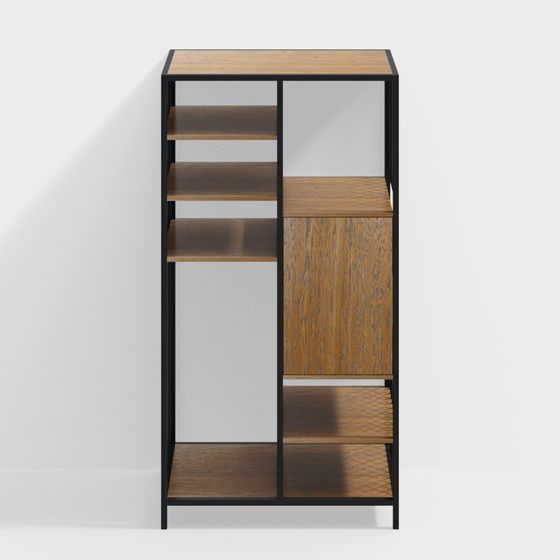 Armoire industrielle Ilena (Noir)