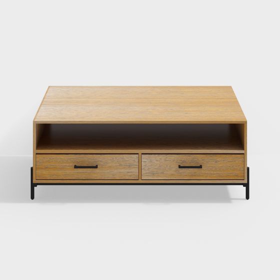 Loft Storage Console 3D model for Modern Interiors
