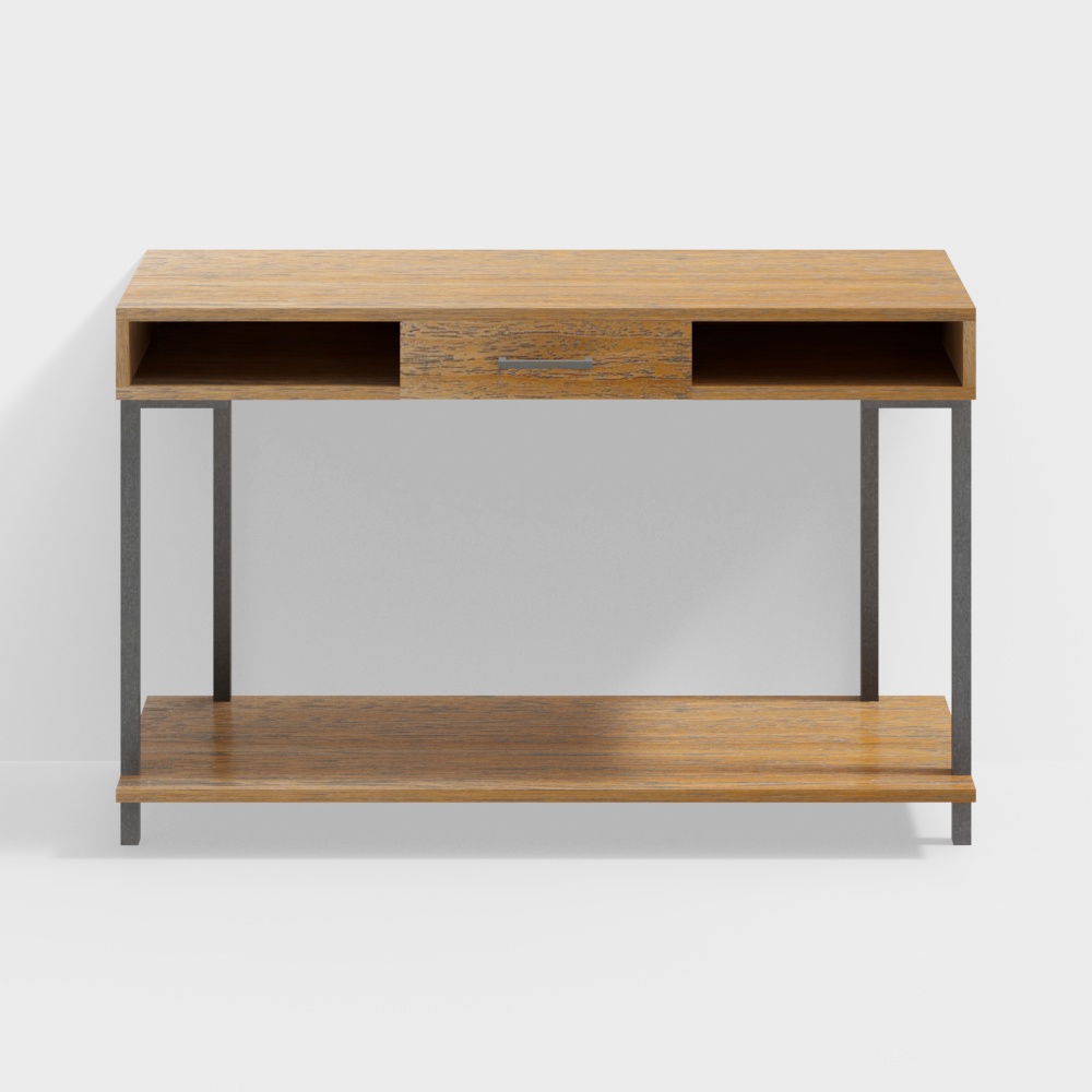 Ilena Socoplate Console Table (Black)