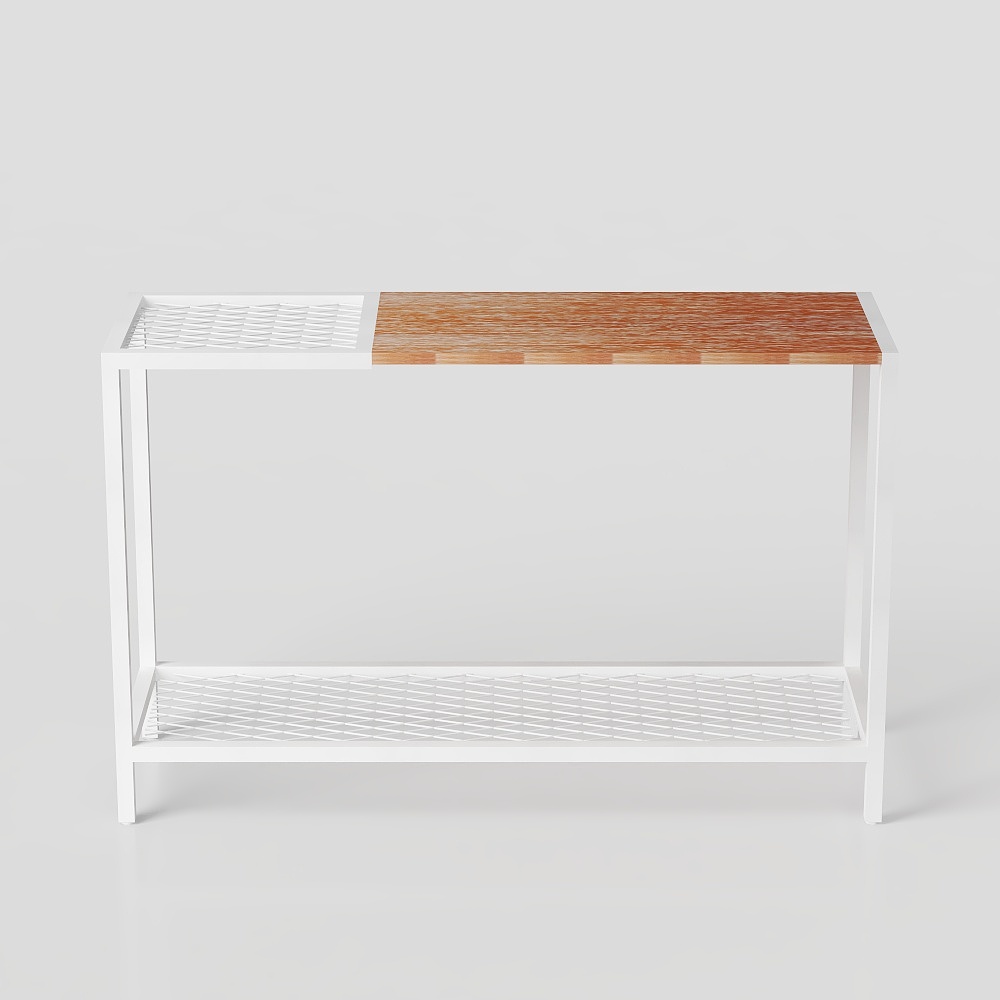 Console Table Ilena Industrial (White)