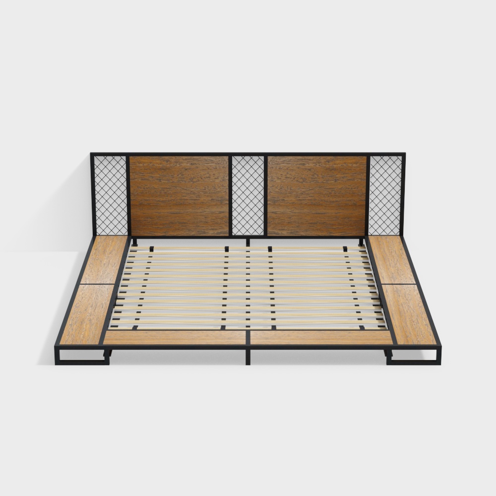 Lit King Ilena Industriel (Noir)