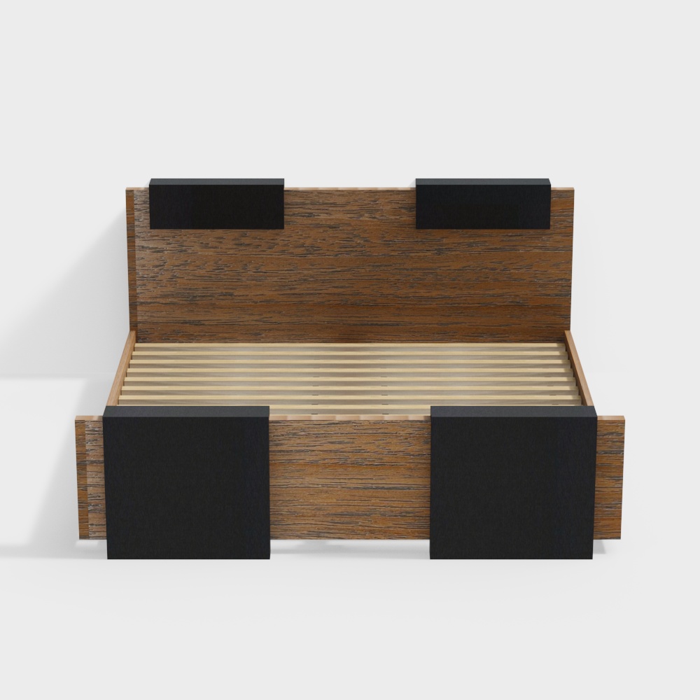 Urban Bed 3D model - Modern Minimalist Design