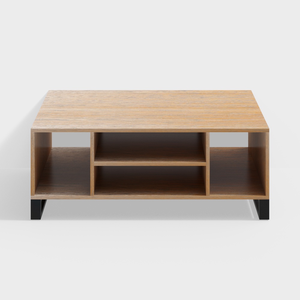 Ilena Cody Coffee Table 1180mm (Black) - New Texture