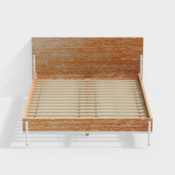 เตียงควีนกรอบโลหะ Ilena (ขาว)