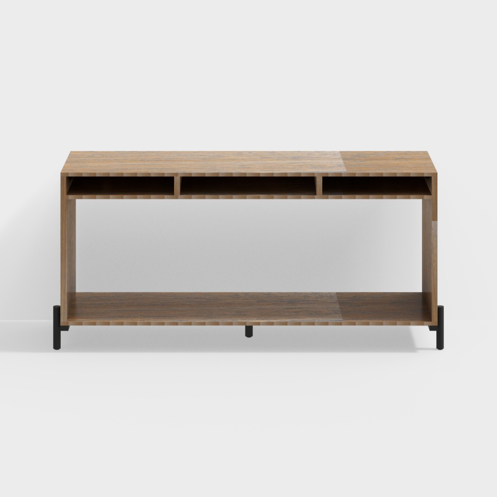 コンソールテーブル イレナメタルフレーム（ブラック）