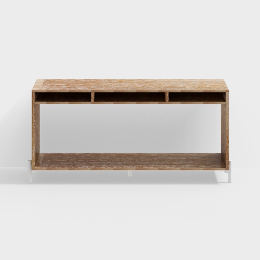 コンソールテーブル イレナ メタルフレーム（白）