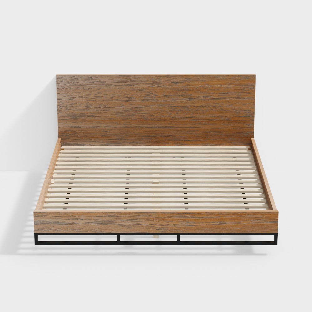 Ilena Cody King Bed (Black) - New Texture