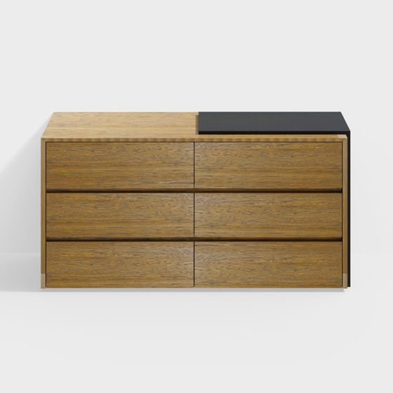 Urban Window Nightstand 3D model