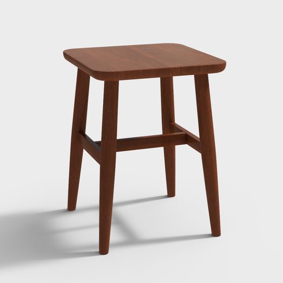 Square Wood Stool_Copy