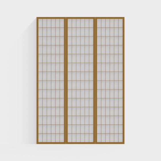 Japanese Shoji Screen 3D model