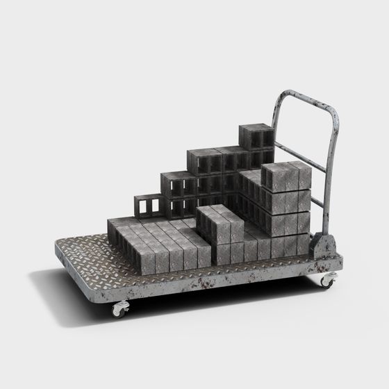 Carro de Transporte Moderno para Exhibición