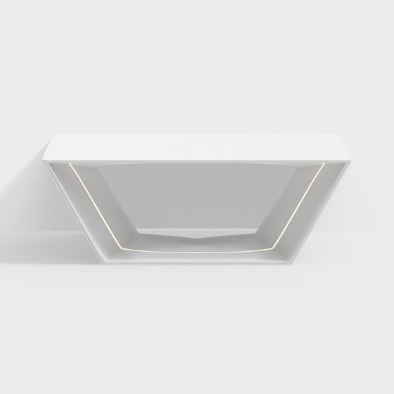 모던 사다리꼴 전시대