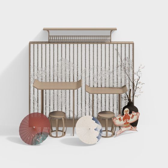 New Chinese-Style Display Stand