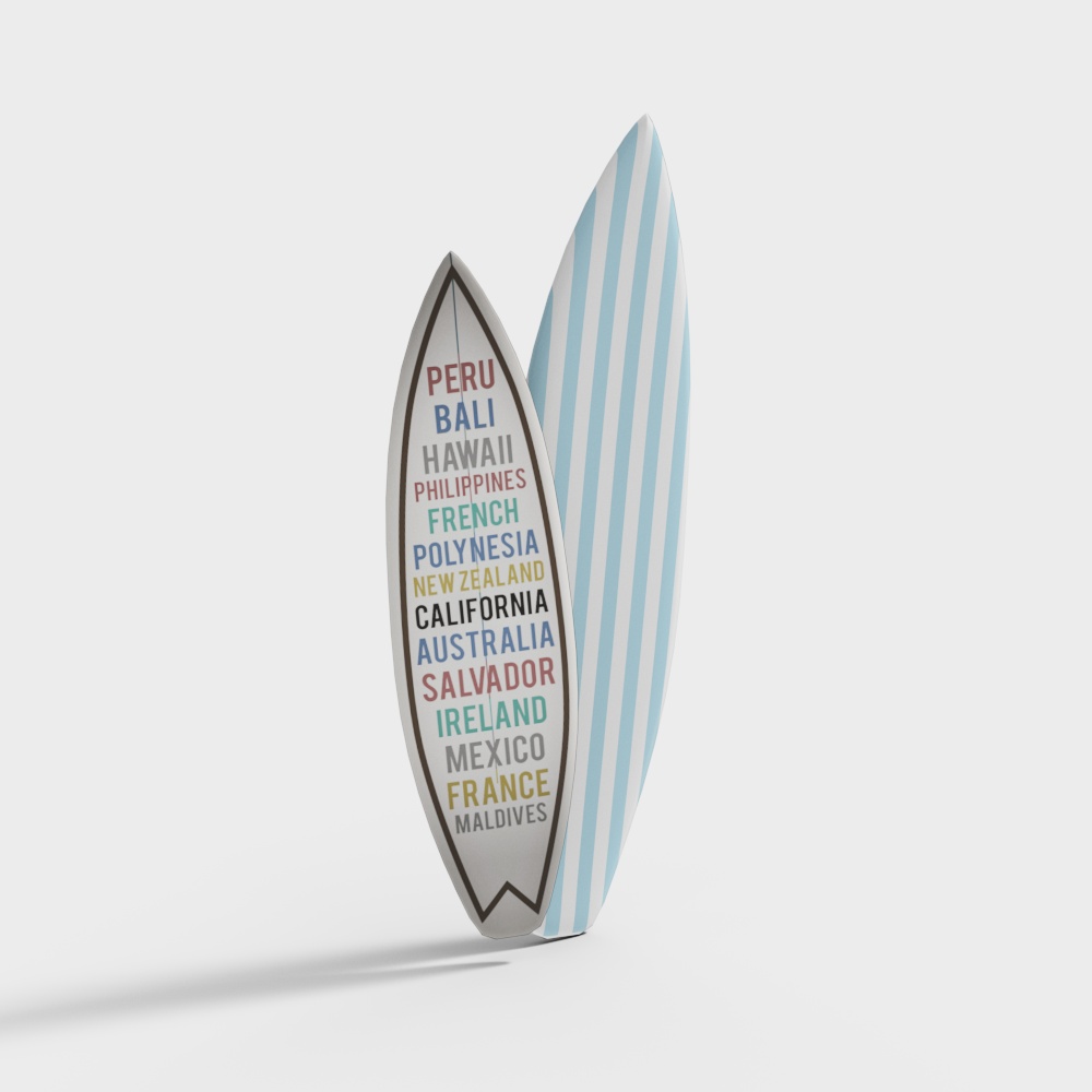 サーフボード装飾