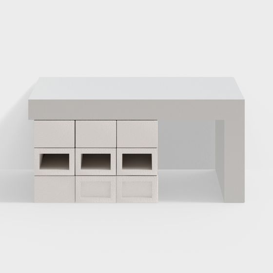 Modern Square Exhibit Stand