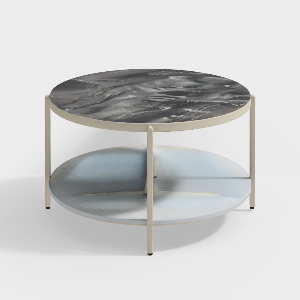 Nilkamal Gracie Round Center Table (Visconti Ivory)