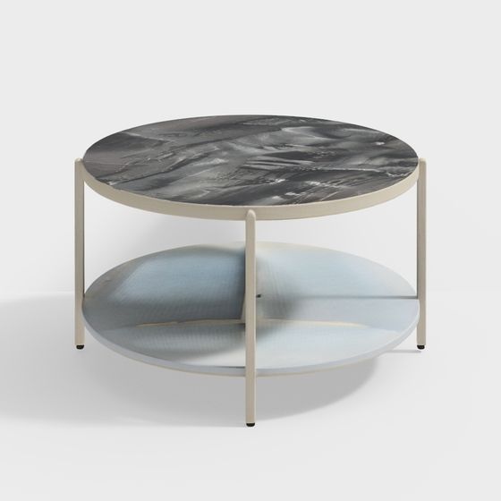 Nilkamal Gracie Round Center Table (Visconti Ivory