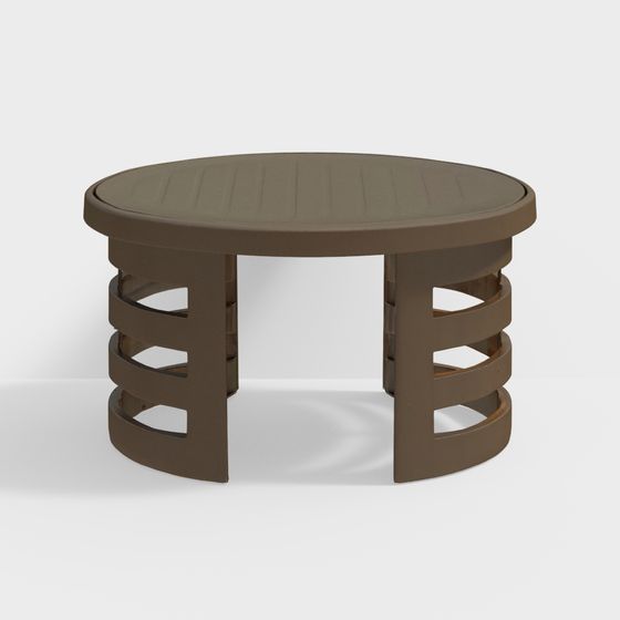 Urban Corner Round Table 3D model