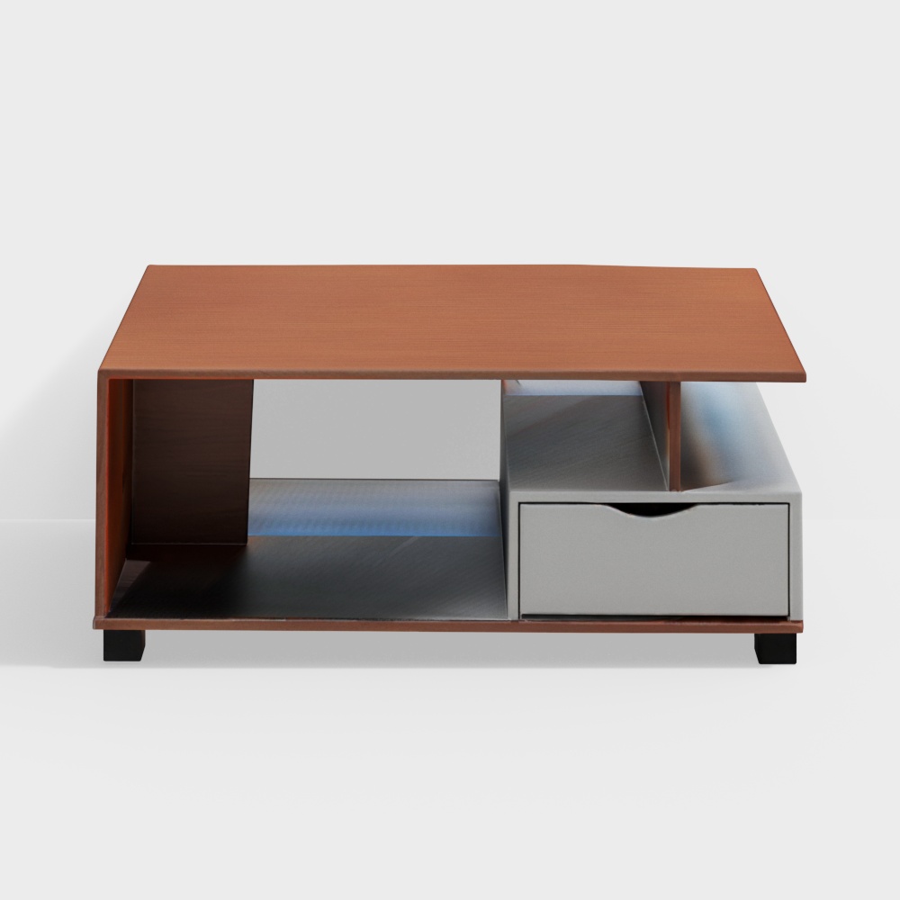 Nilkamal Denzel Coffee Table (Urban Walnut / Oak Wood)