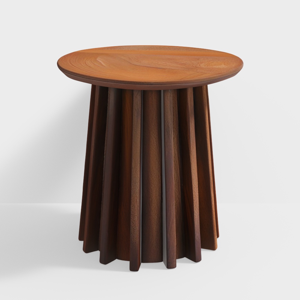 Nilkamal Fancie Wooden Side Table (Dark Brown)