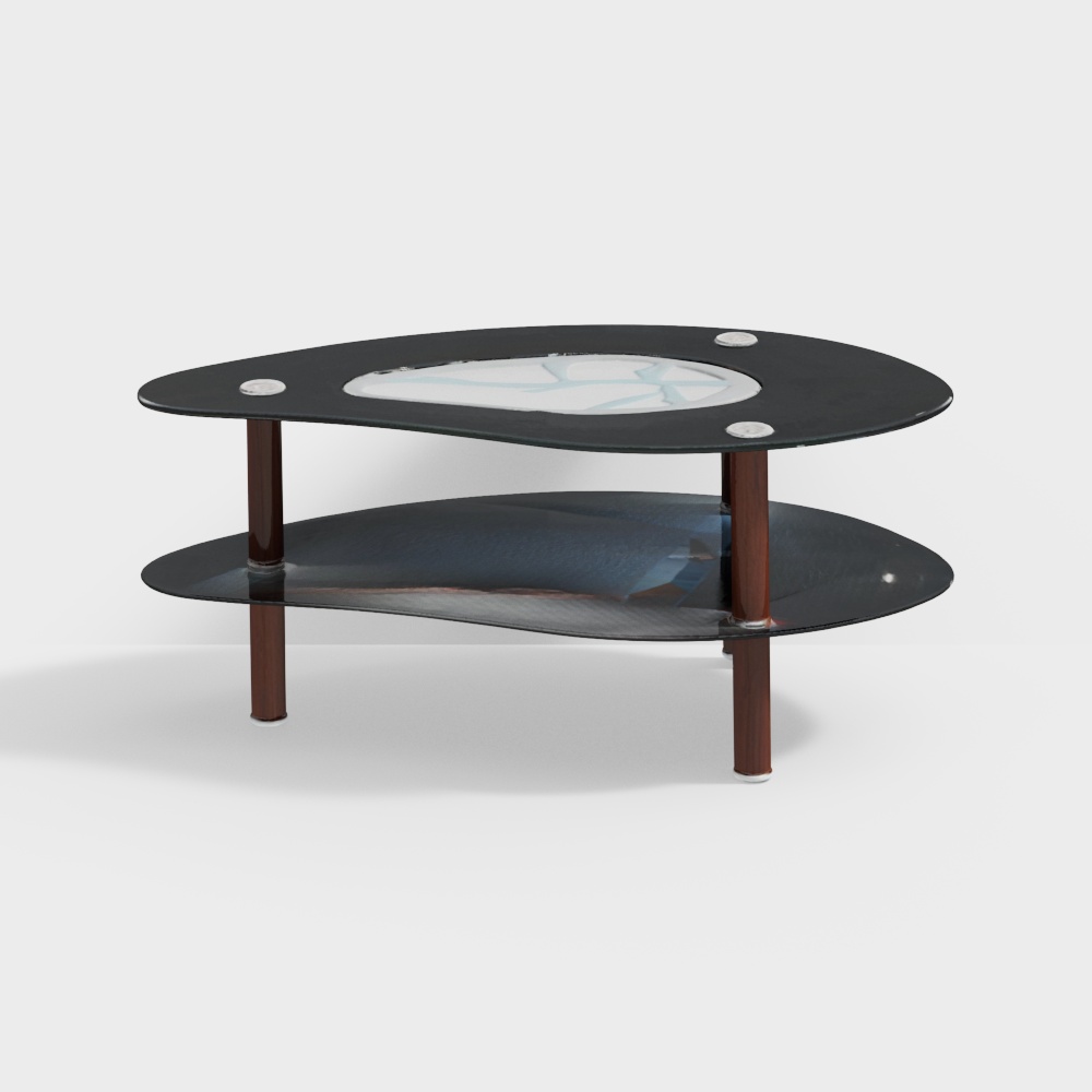 Центральный стол Nilkamal Stuart (черный / орех)