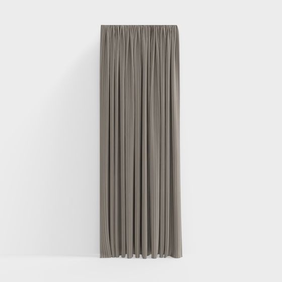 Pleated Curtain 3D Model